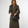 Ondine' Black Leather Shoulder Bag