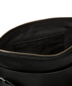 Orly' Black Leather Cross Body Bag