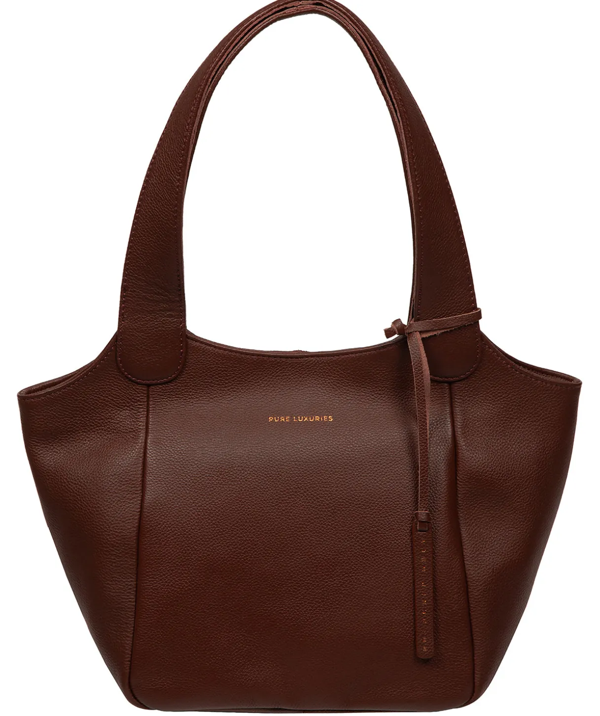 Ormesby' Chestnut Leather Handbag