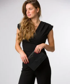 Osterly' Black Leather Pouch