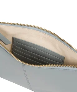Osterly' Cashmere Blue Leather Pouch