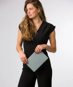 Osterly' Cashmere Blue Leather Pouch