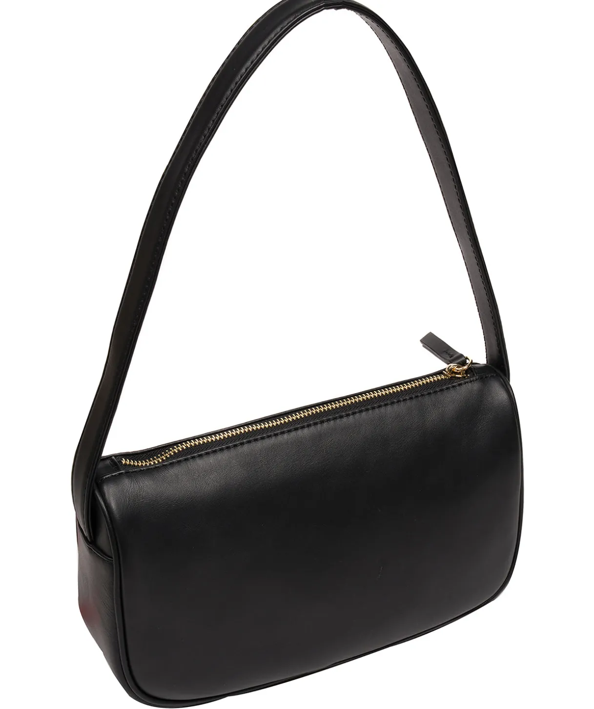 Quinn' Black Leather Grab Bag