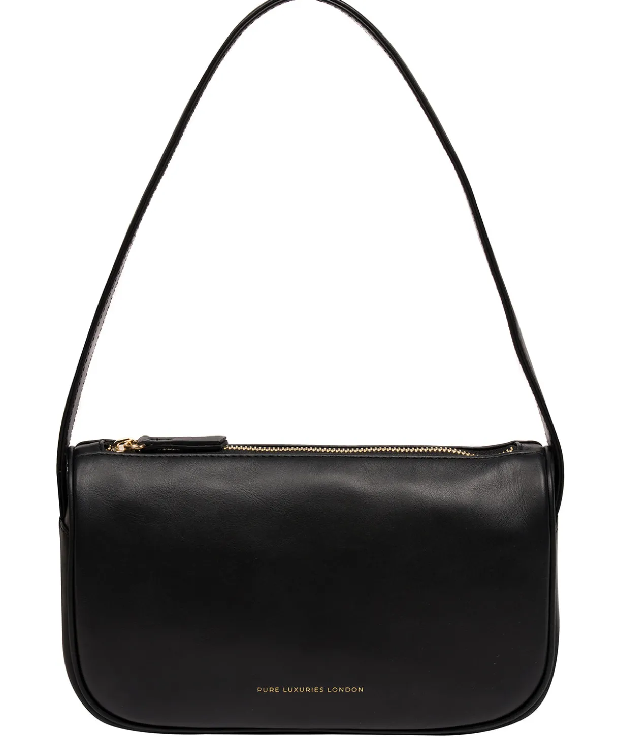 Quinn' Black Leather Grab Bag