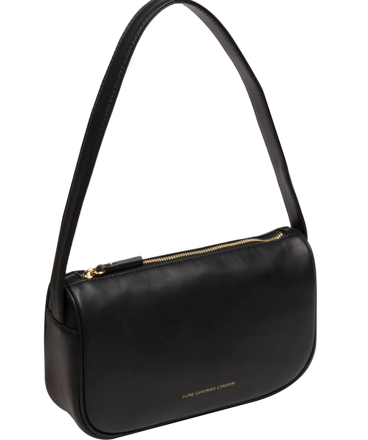 Quinn' Black Leather Grab Bag