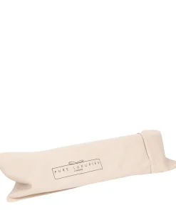 Reeves' Blush Pink Leather Make-Up Brush Bag