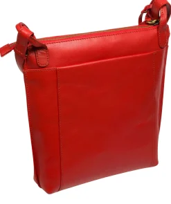 Rego' Orangeade Leather Cross Body Bag