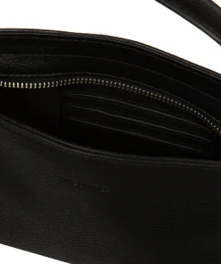 Rosamund' Black Leather Grab Bag