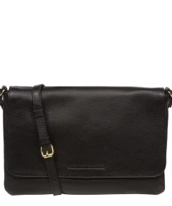 Ruby' Black Nappa Leather Cross Body Bag