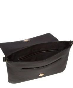 Ruby' Black Nappa Leather Cross Body Bag