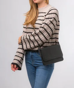 Ruby' Black Nappa Leather Cross Body Bag