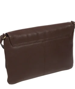 Ruby' Hot Fudge Nappa Leather Cross Body Bag