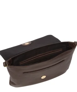 Ruby' Hot Fudge Nappa Leather Cross Body Bag