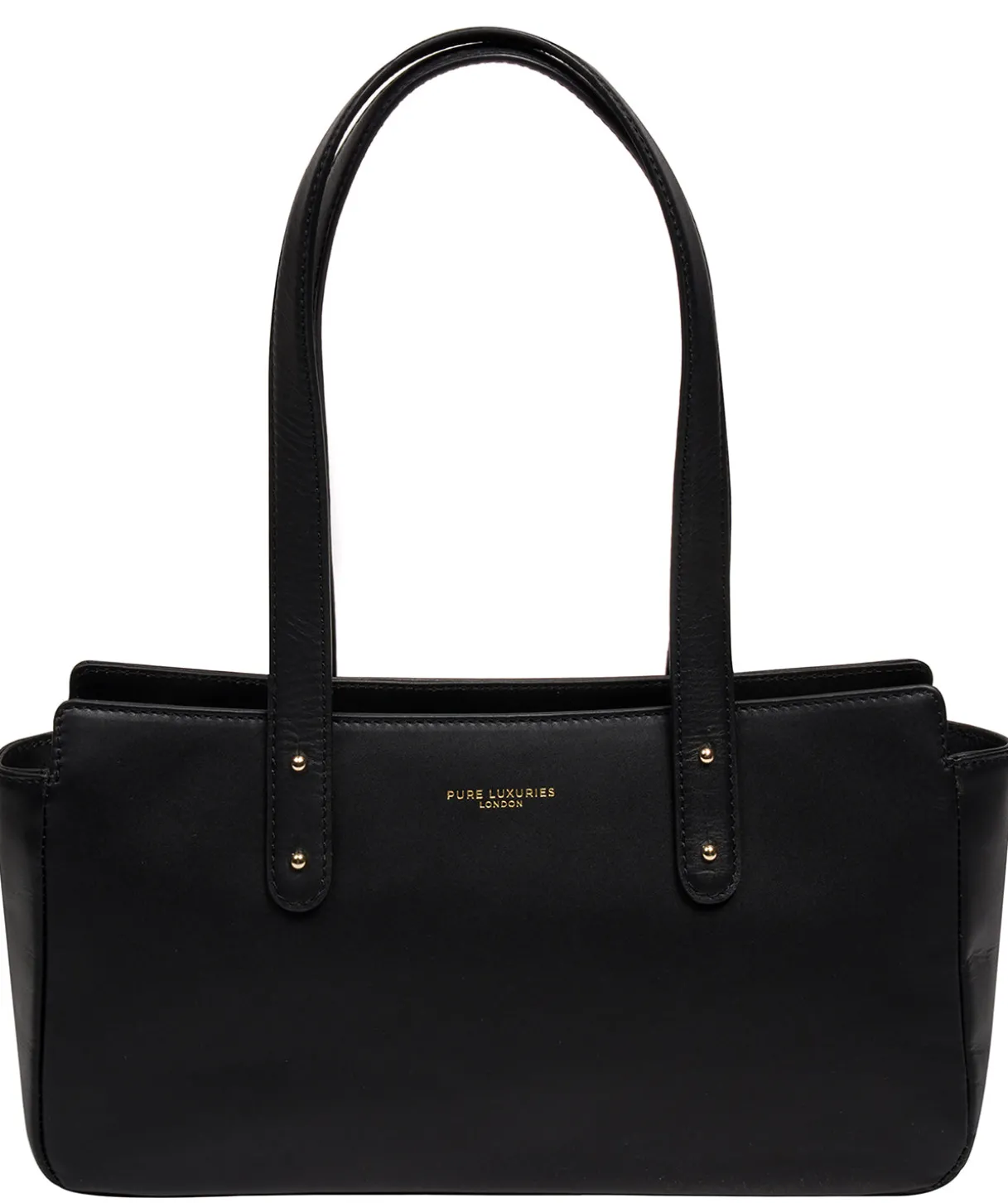 Samantha' Black Leather Evening & Clutch Bag