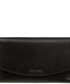 Sarah' Black Leather Purse