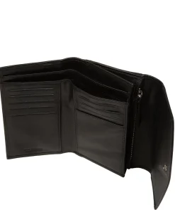 Sarah' Black Leather Purse