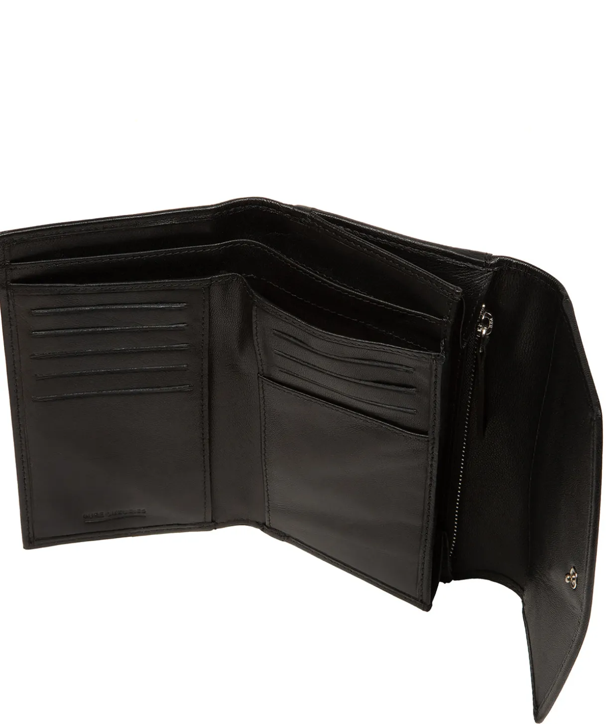 Sarah' Black Leather Purse