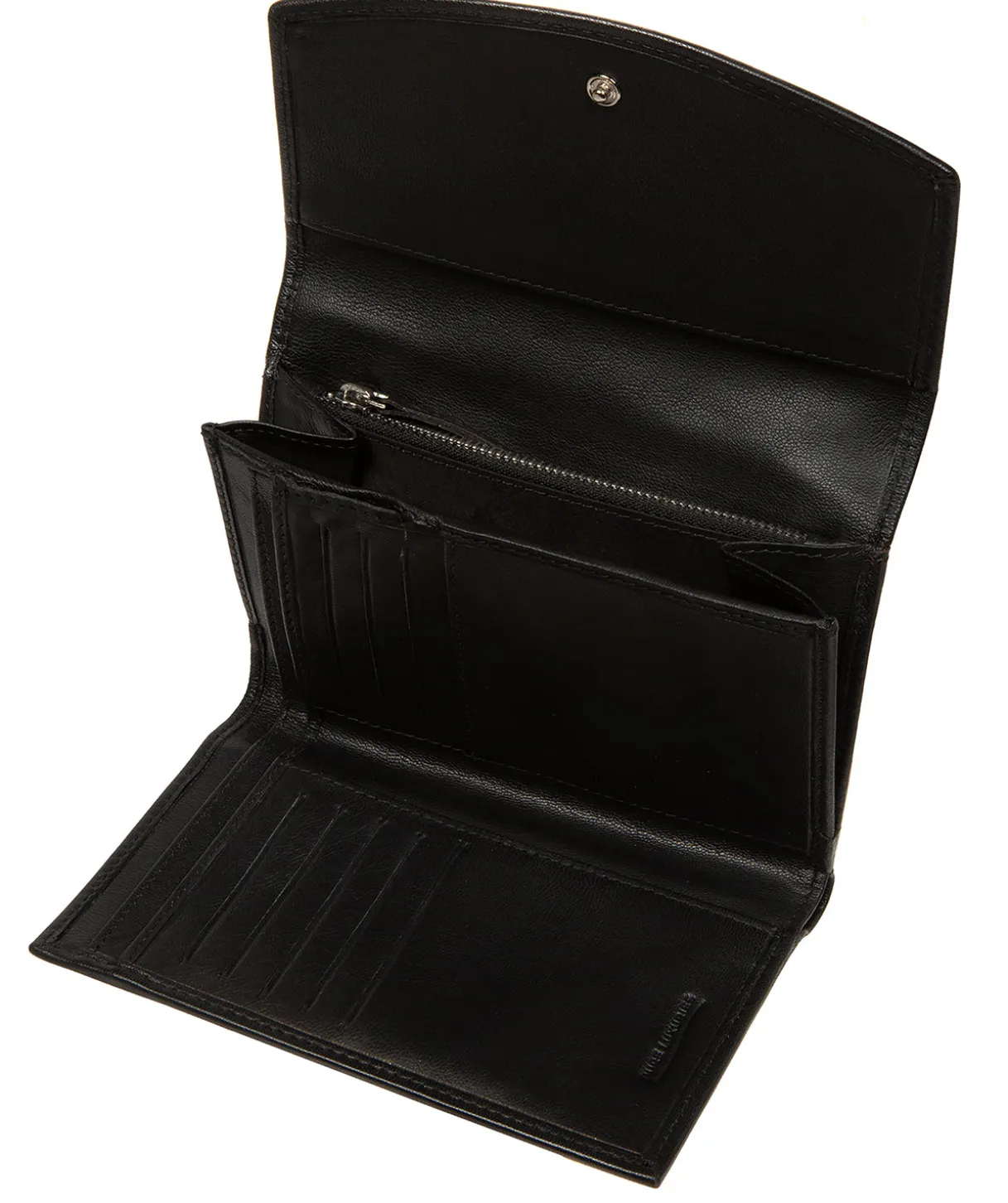 Sarah' Black Leather Purse