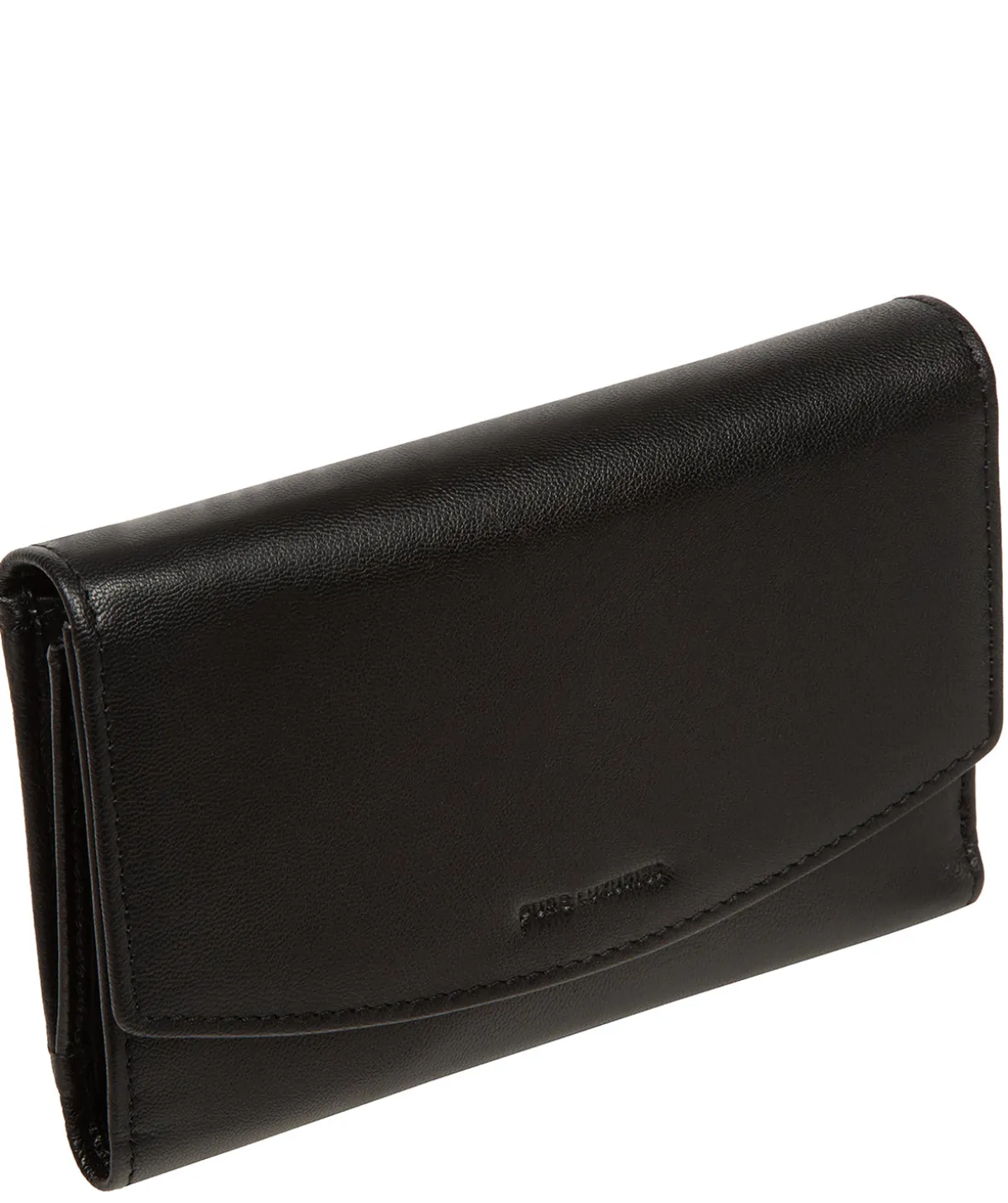Sarah' Black Leather Purse