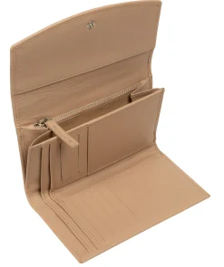 Sarah' Latte Leather Purse