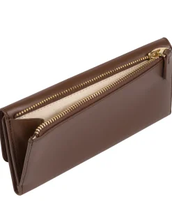 Sugar' Ombré Chestnut Leather Tri-Fold Purse