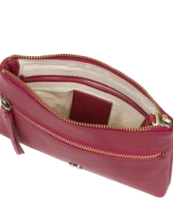 Sweetie' Orchid Leather Cross Body Bag