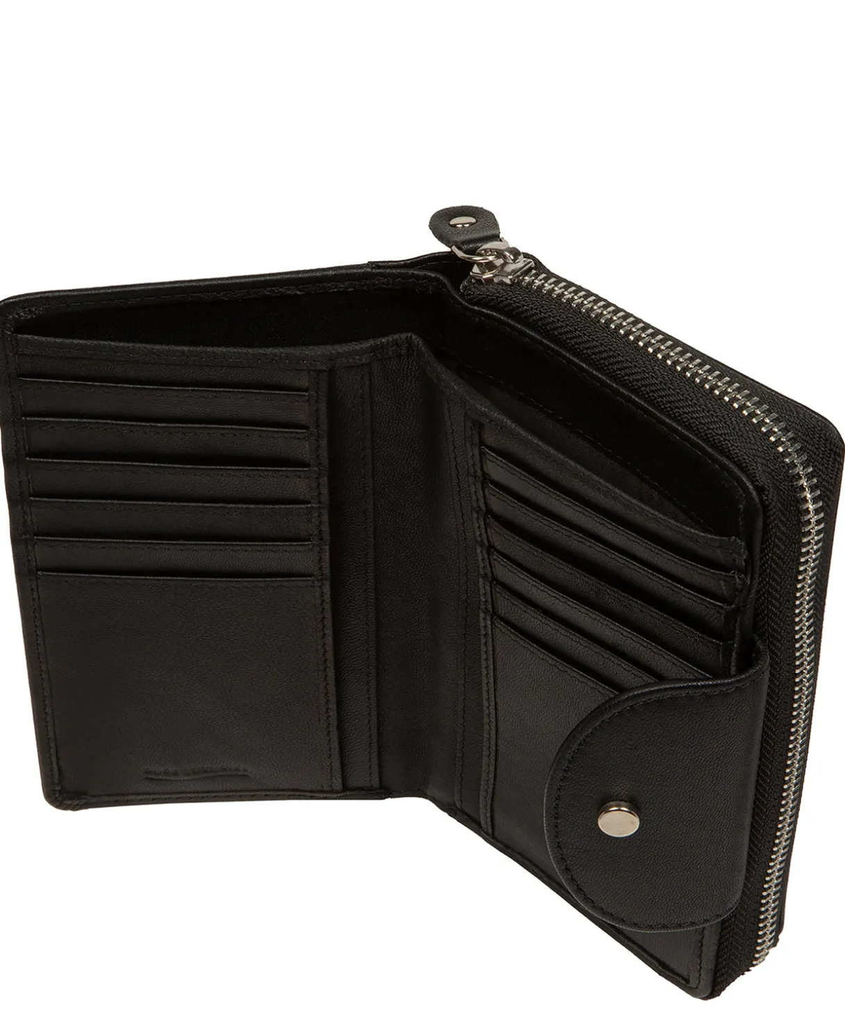 Tara' Black Leather Purse