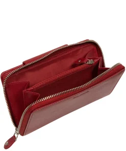 Tara' Red Leather Purse
