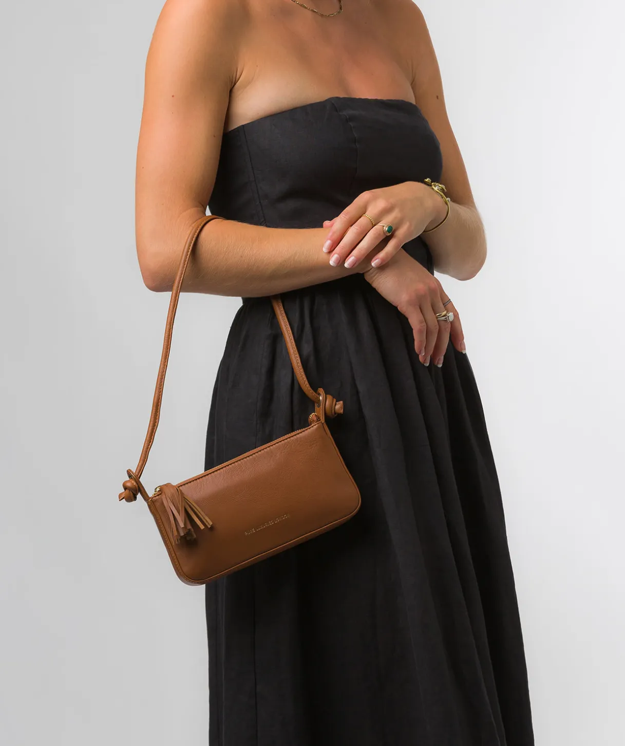 Taylor' Oak Nappa Leather Evening Phone Bag