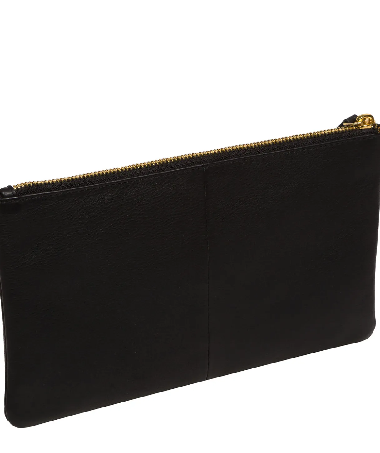 Wilmslow' Black Nappa Leather Clutch Bag