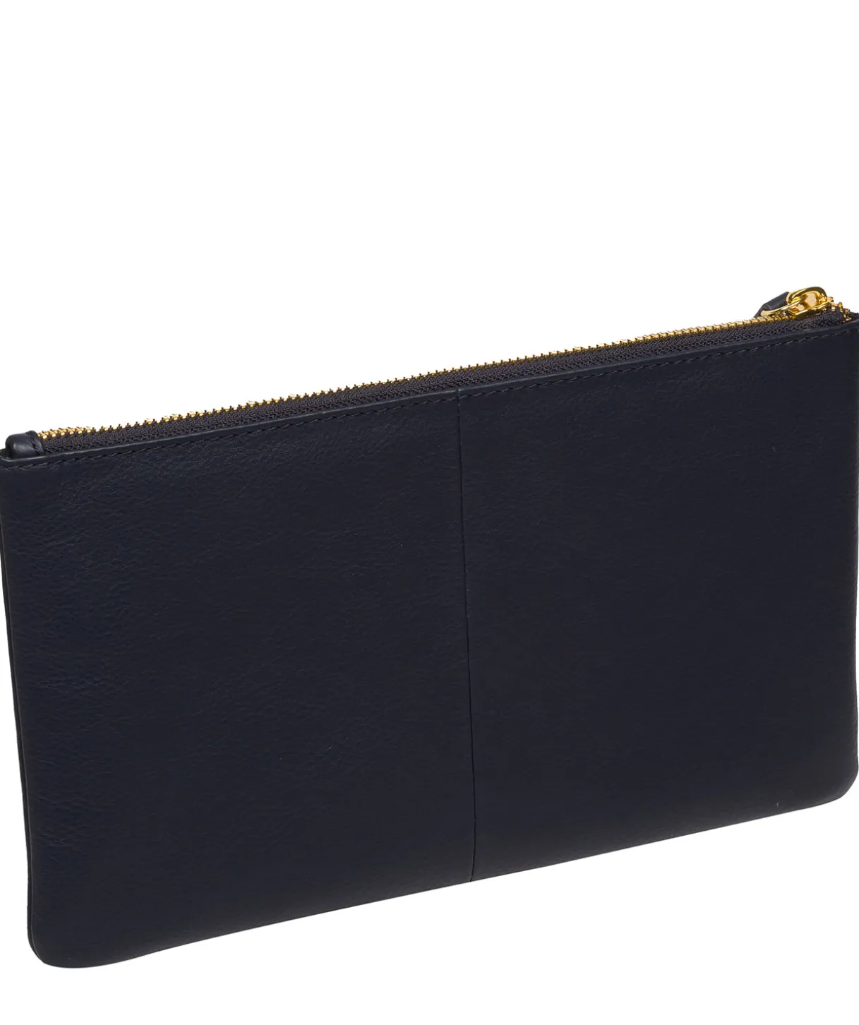 Wilmslow' Navy Nappa Leather Clutch Bag