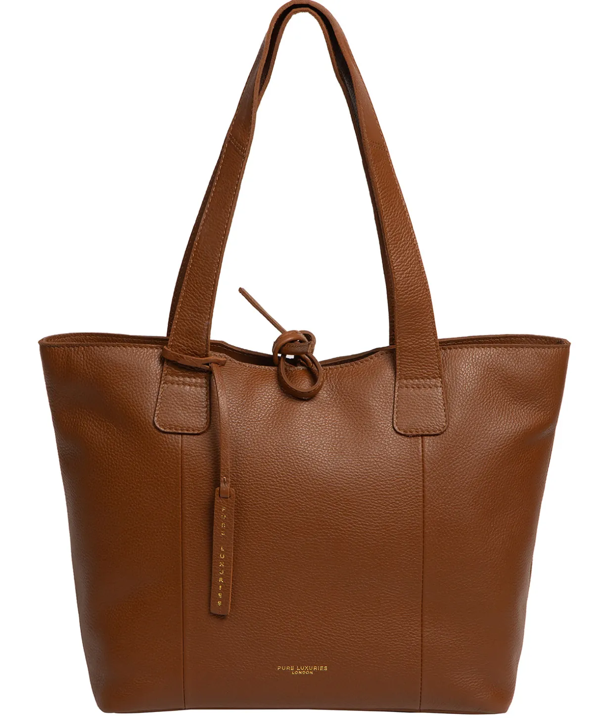 Windsor' Tan Leather Tote Bag