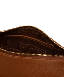 Wittering' Tan Leather Shoulder Bag
